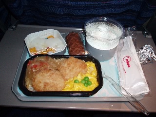 「サイパン-成田での機内食」のサムネイル画像