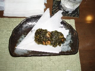 「青さと小海老の天ぷら」のサムネイル画像