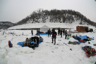 「雪中セッティング」のサムネイル画像